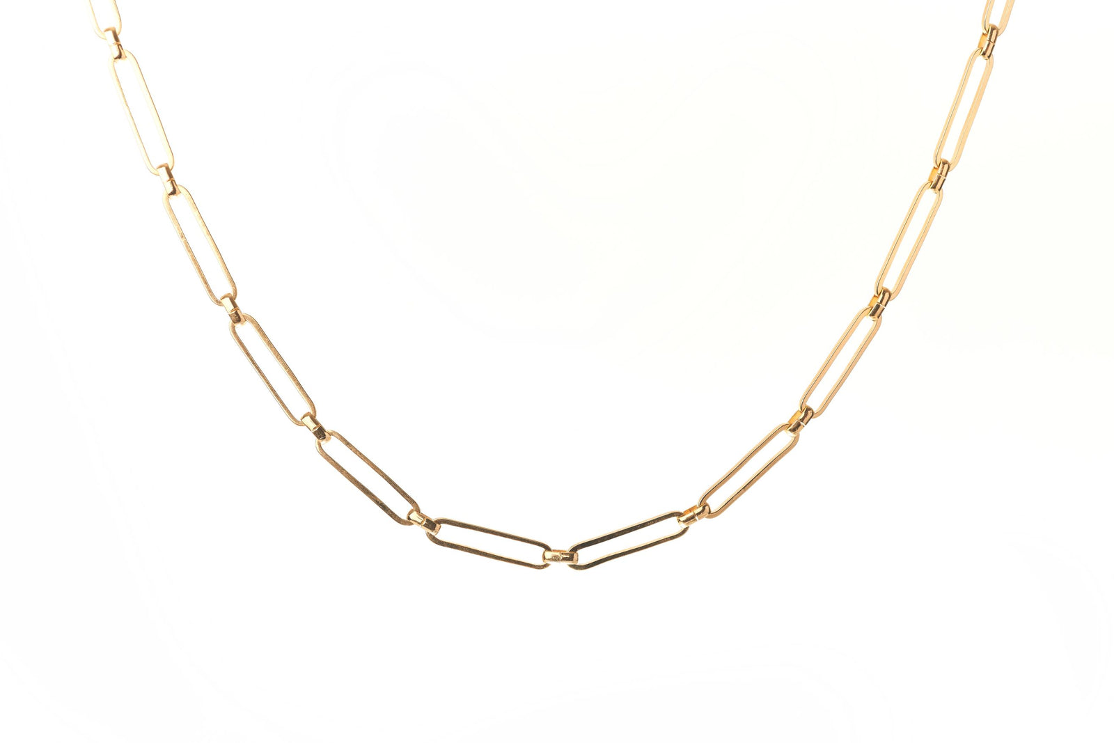 Classic Oval Paperclip Necklace