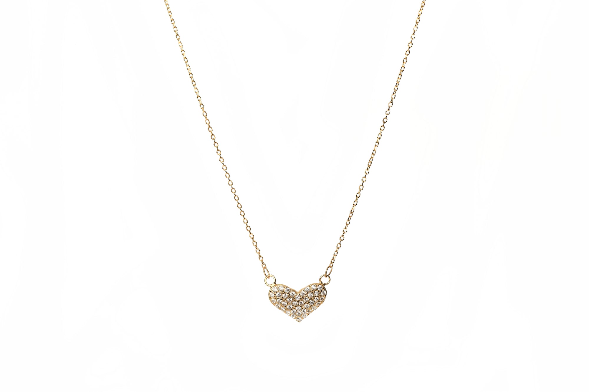 Mini Yellow Heart Necklace