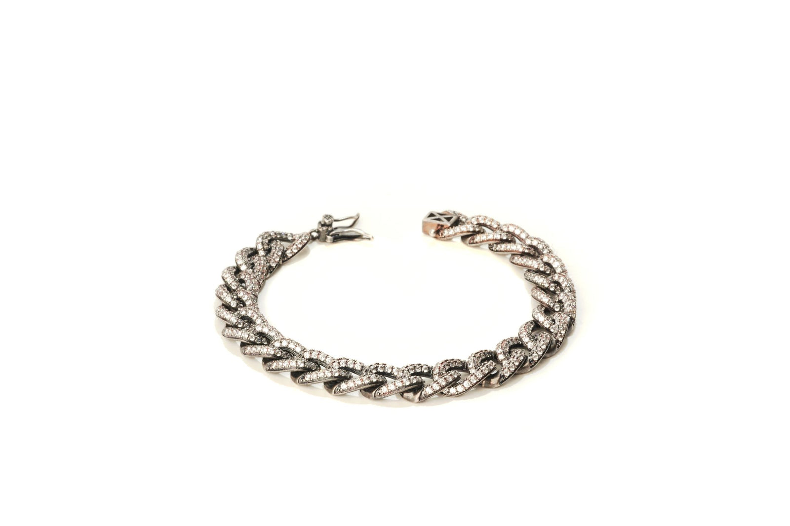 Cuban Link Bracelet Rhodium