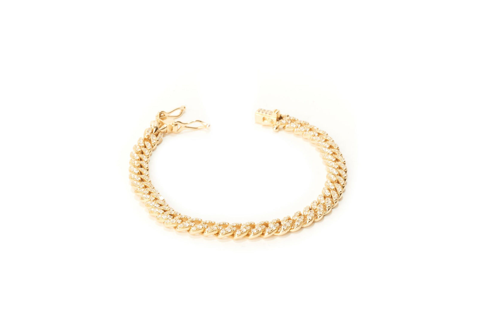 PRE ORDER Small Cuban Link Bracelet Gold
