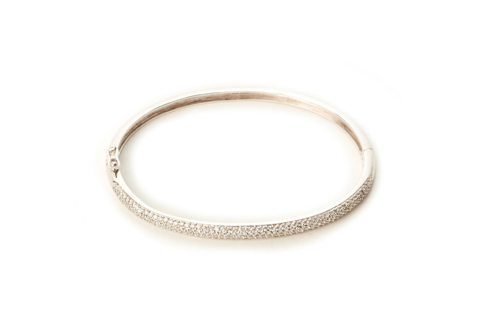 Open Lock Bangle Silver