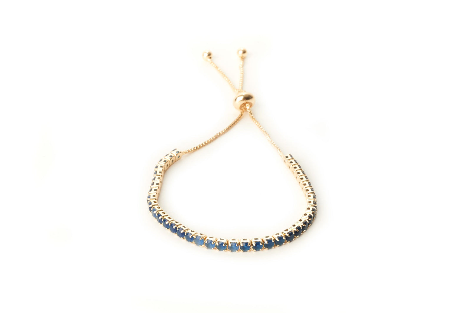 Navy Tennis Bracelet