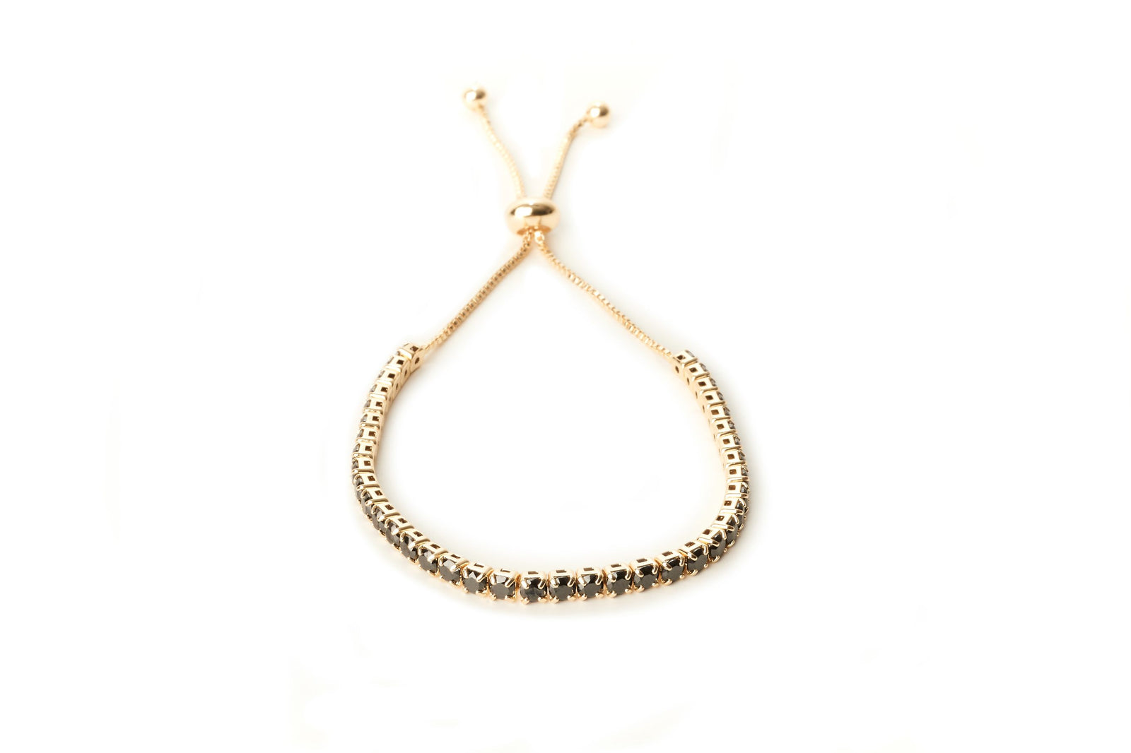Black Tennis Bracelet