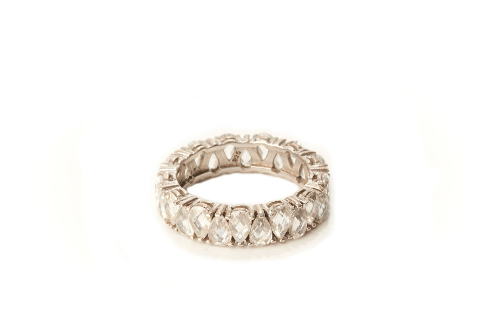 Tear Drop Cut Eternity Band