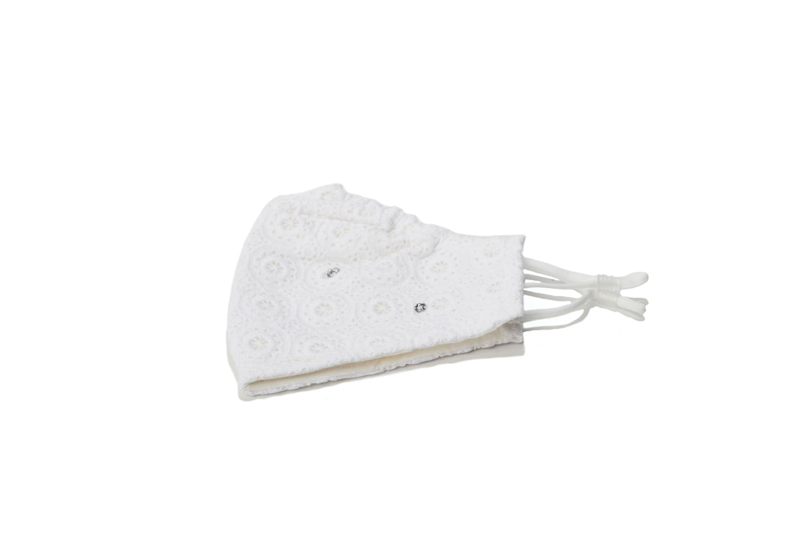 Eyelet with Swarovski Crystal Lace Mask