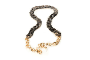 Luxe Grey Gold Mask/Glasses Chain