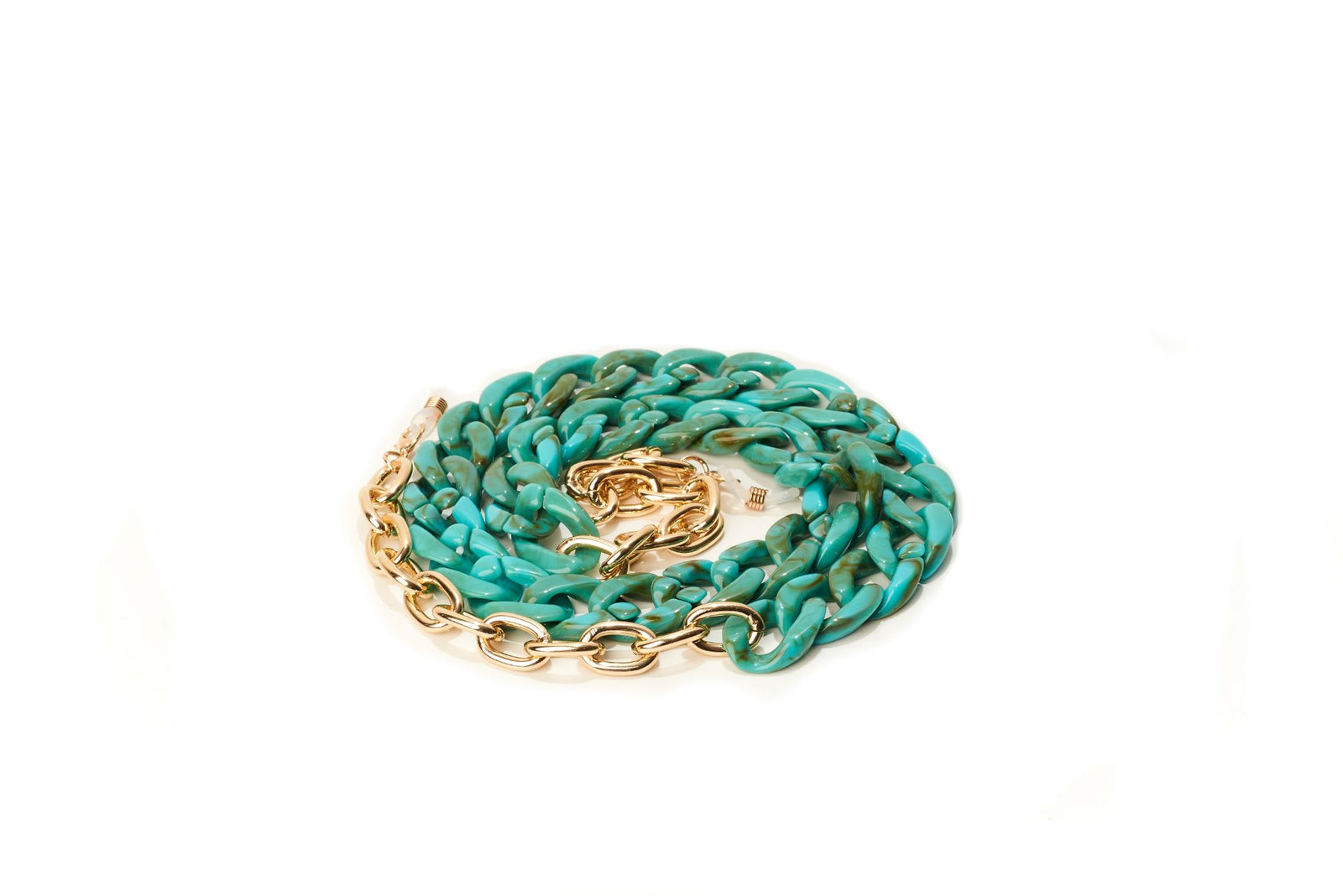 Luxe Green Gold Mask/Glasses Chain