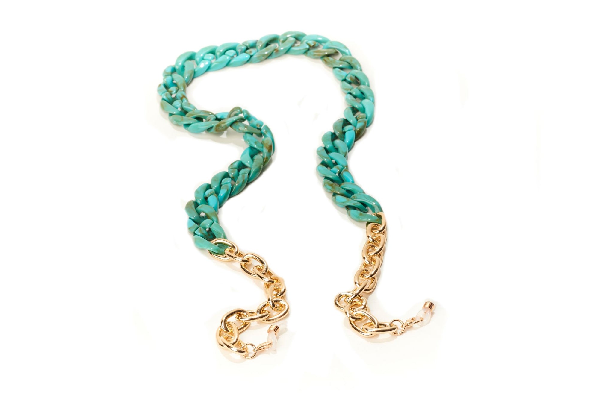Luxe Green Gold Mask/Glasses Chain
