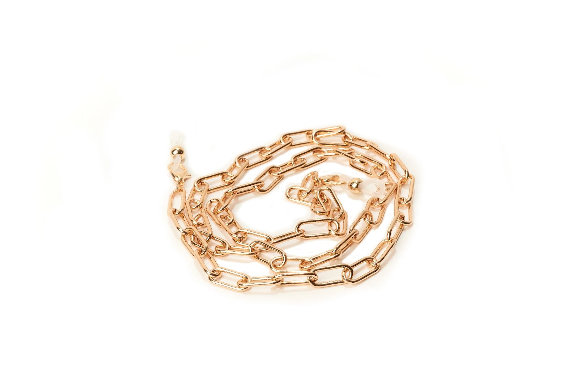 Gold Paperclip Mask/Glasses Chain