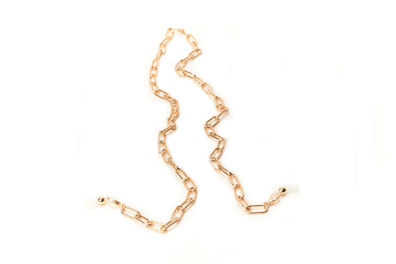 Gold Paperclip Mask/Glasses Chain