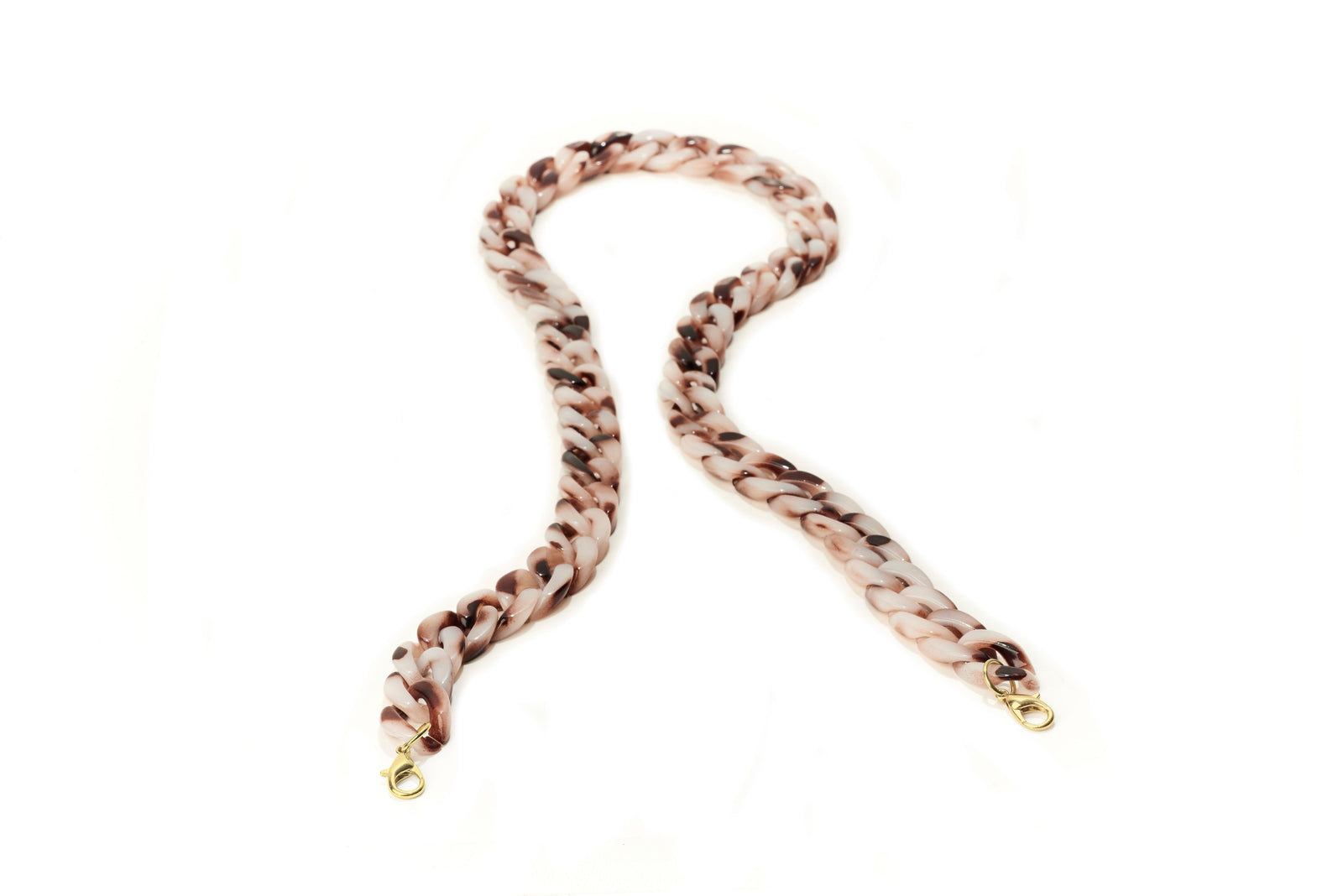 Ivory Brown Mask/Glasses Chain