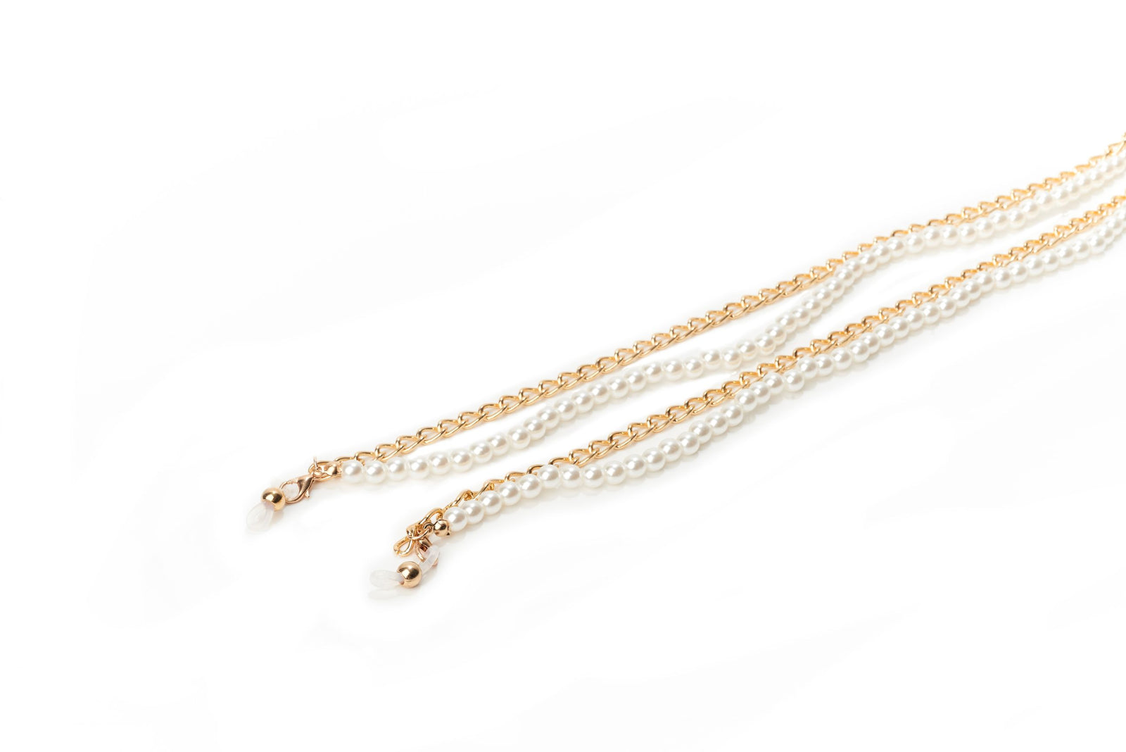 Pearl Gold Mask/Glasses Chain