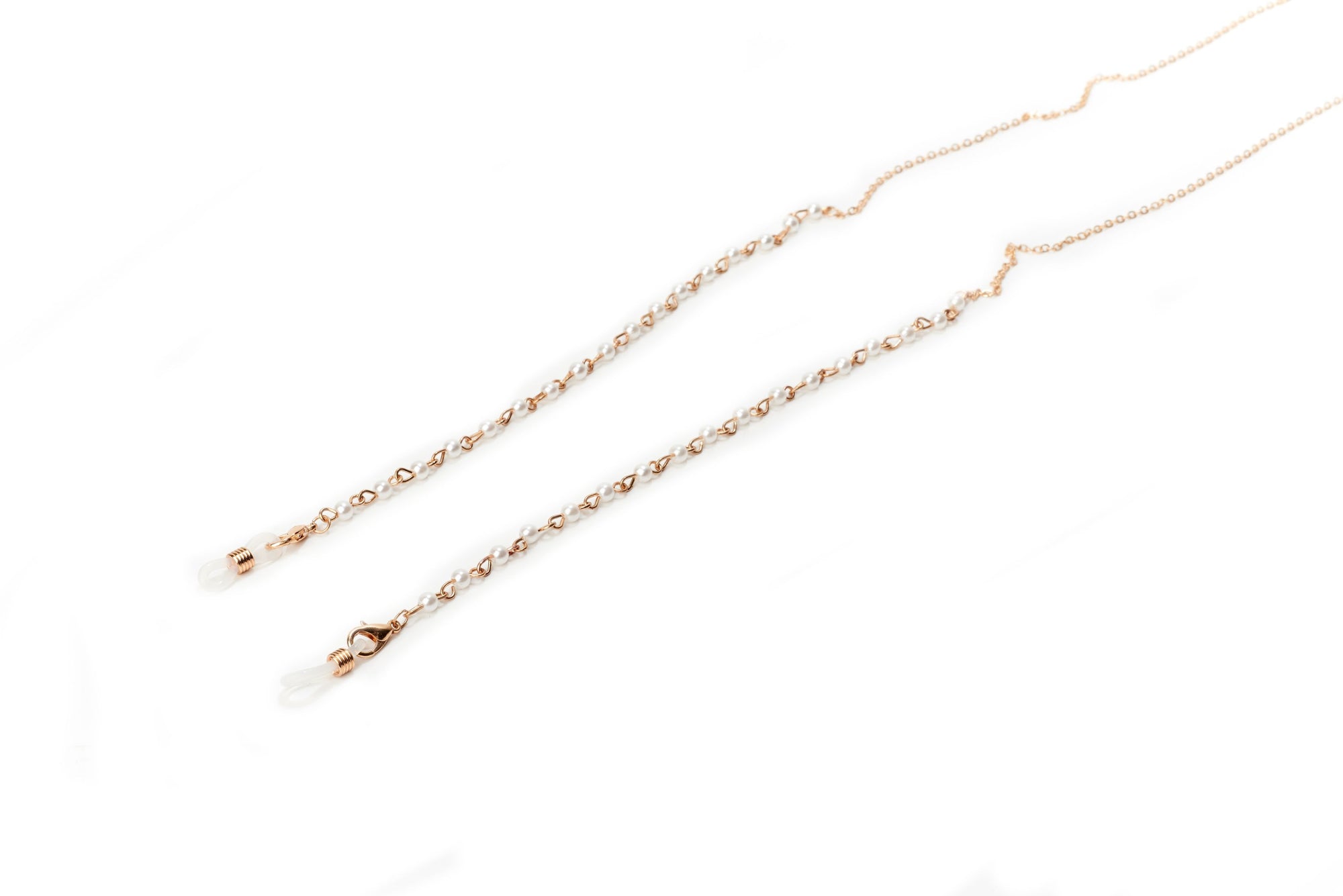 Delicate Gold Mini Pearl Mask/Glasses Chain