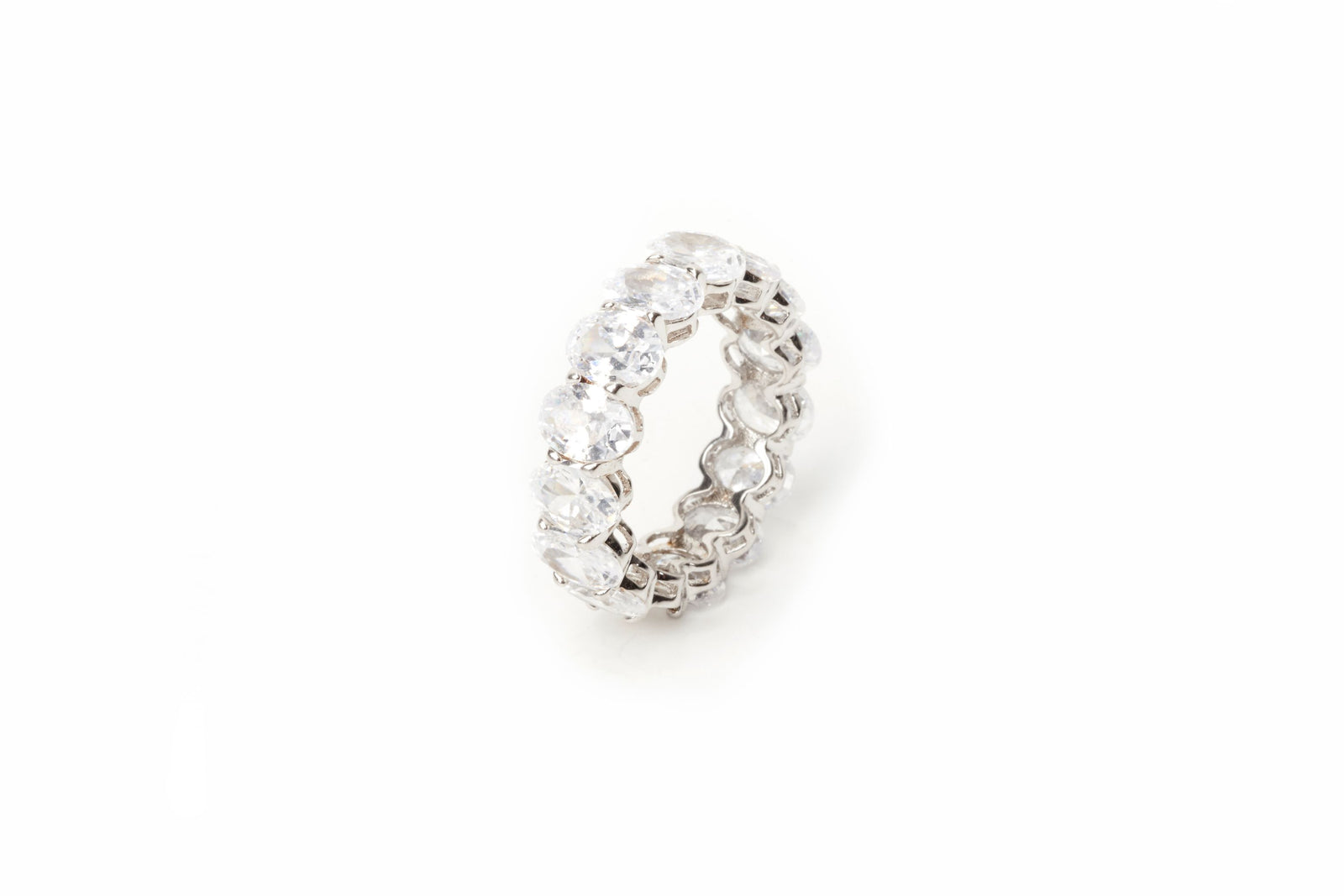 Round Cut Eternity Band