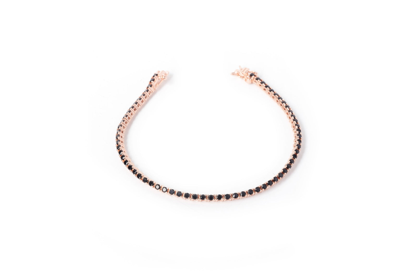 Black Tennis Bracelet Clasp Closure