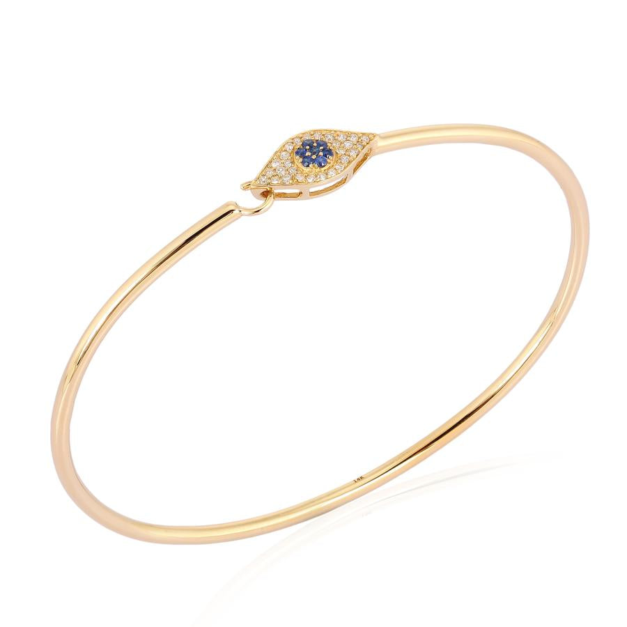 PRE-ORDER: Diamond Evil Eye Bangle
